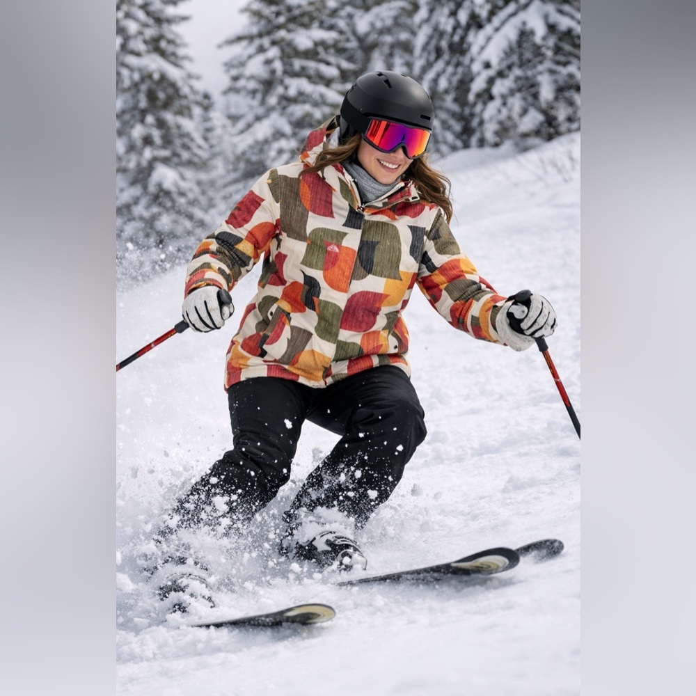 Roxy Winter Coat Zip 5000 Snowboard Ski Jacket Size M
